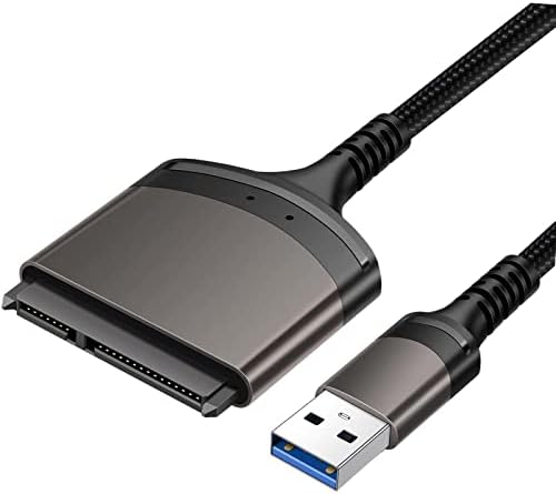 Magideal Universal USB 3.0 до сериски ATA адаптер 2.5 конвертор на податоци за адаптер со голема моќност Брза врска лесна за употреба за компјутер/ROM