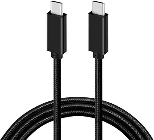 Кабел Boxwave Cable компатибилен со Gionee P15 Pro - DirectSync PD кабел - USB -C до USB -C, тип Ц плетенка 3FT кабел и синхронизација на кабелот