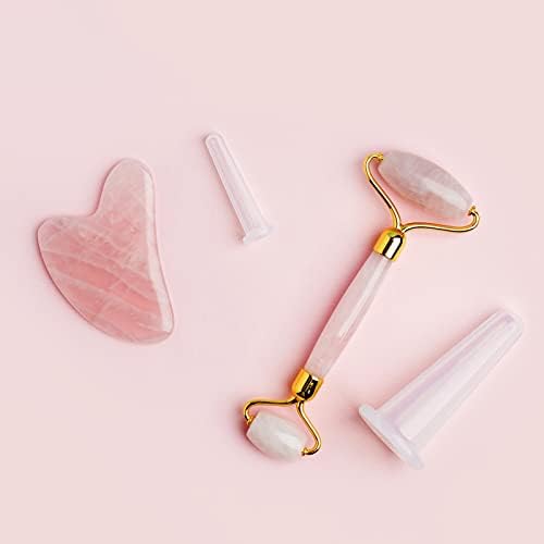 RoseLynboutique Crystal Crystal Gua Sha Facial Tools - Гуаша алатка за подароци за нега на кожата на кожата за жени за жени мажи