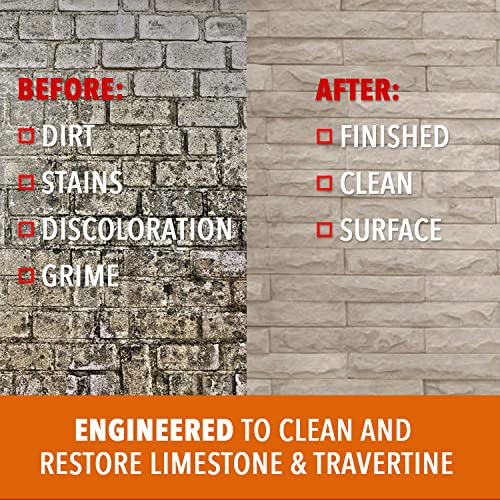 Smart 'N Easy Lishonesh & Travertine Cleans - Враќа природен варовник, травертин, мермер, полиран бетон, почесни и разгалени површини и повеќе