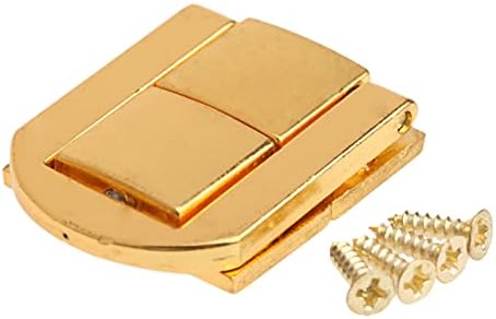 Seewoods WS823 1PC Антички бронза/злато гроздобер заклучување Антички бронзен HASP накит за градите кутии кутија кутија кутии