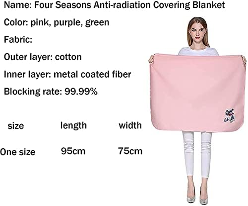 Облека за породилна облека KFJZGZZ EMF, трислоен одвоен анти-зрачење на зрачењето на зрачењето на зрачење за бремени жени го штити