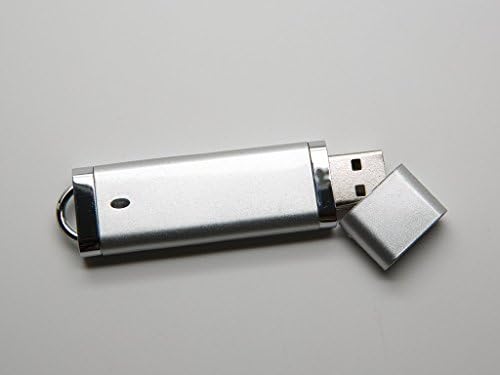 20 512mb Флеш Диск-Масовно Пакување-USB 2.0 SnapCap Дизајн Во Метално СРЕБРО
