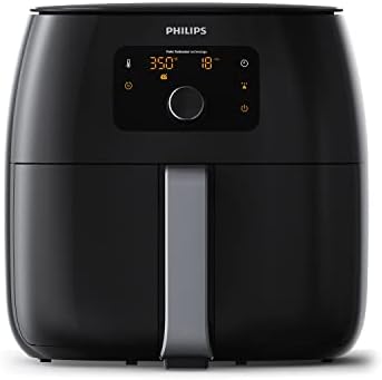 Philips Premium Airfryer XXL со технологија за отстранување на маснотии, 3LB/7QT, црна, HD9650/96 + Комплет за додатоци за закуски