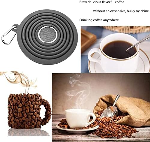 Склопувачки Капаче За Кафе Прелијте Го Филтерот За Кафе, Силиконски Апарат За Кафе За Повеќекратна Употреба, Производител На Пијалаци За Кафе
