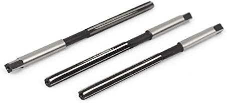 X-Gree 3mm Cutting Dia 6 Flutes Straight Driph Doad Tool Tool Steel Rander Reamer 61,5 mm долги 3 парчиња (3 mm Cutting Dia 6