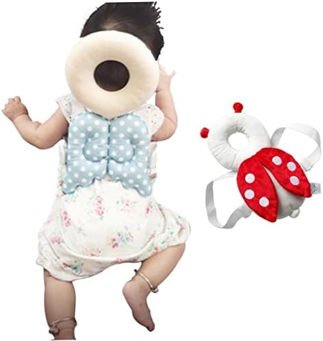 Kuyyfds Подлога за безбедност на главата за безбедност за бебиња за бебиња Вокер, новороденче за одење на главата за заштита од глава за