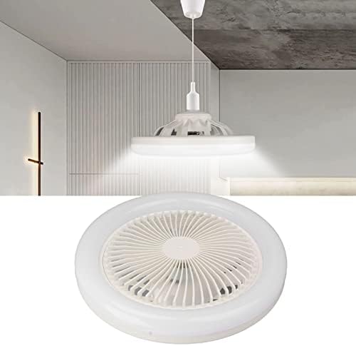 Fansубители на таванот Јосо со светла, 9,8in LED тавански вентилатор светло тивко 3 брзини тавани вентилатор вентилатор де -техно тавански
