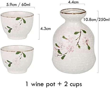 SDGH Wine Set Јапонски ради постави керамички флагонски сад за вино со сет за чаши за пиење