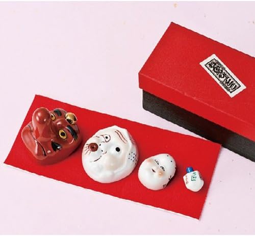 せ ともの 舗 舗 Јапонски сувенир, игра за саке, сет од 4 парчиња, 7,1 x 3,1 x 3,4 инчи, Асакуза, сувенир, јапонски сувенир, комерцијална