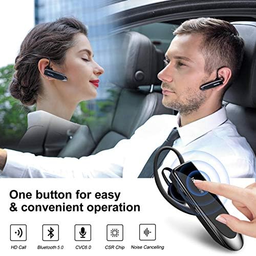 NC Bluetooth Безжични Слушалки Слушалки Со Микрофон Мини Слушалки Без Раце 24 Часа Слушалки За Мобилни Телефони