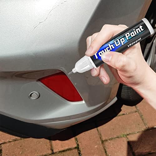 MyProkit Touch Up Paint for Cars, Silver Car Demover Car Paint, 2 во 1 допир на пенкало за боја за разни автомобили, брзо сушење водоотпорна