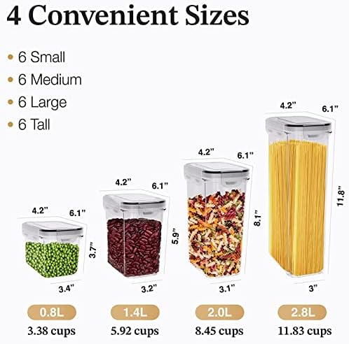 кујнски Контејнери за храна За Складирање Храна 24 Парчиња Комплет Пластични Заптивки Контејнери За Складирање Храна Пластични Цврсти И