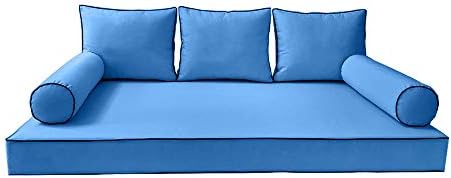 Пролинемакс | само покритие | Надворешен стил 3 Криб Контраст на Дневен душек Душек за зајакнување на перници за опремена лист AD102