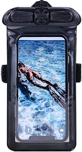 Ваксон Телефон Случај Црна, Компатибилен Со Sony Xperia XZ3 O-01L SOV39 Водоотпорен Торбичка Сува Торба [ Не Заштитник На Екранот