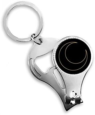 Симбол тотем образец форма на месечина нокти прстен прстен клуч за шишиња со шишиња со шише