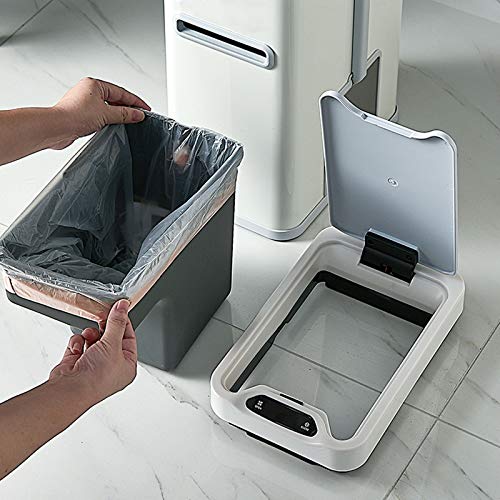 Дитудо отпадоци за отпадоци може да може да се појави домаќинство паметен индукциски отпадоци со капакот за отпадоци со четка за тоалети и кутија