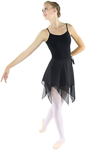 Danzcue женски асиметрично балетско танцување со здолниште