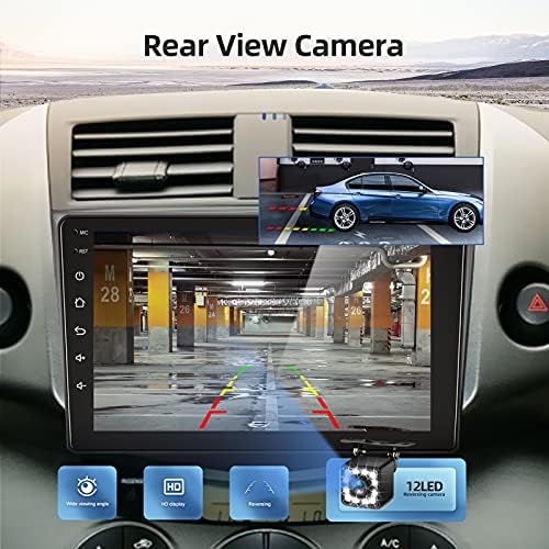 Nhopew Android Автомобил Стерео за 2006-2012 Тојота RAV4 9 инчен Екран На Допир Радио Со Bluetooth/GPS Навигација/WiFi/Резервна Камера
