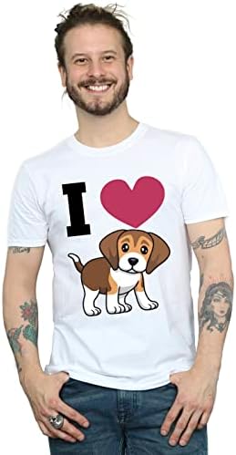 Апсолутен култ миленичиња маица за машки кучиња I срце