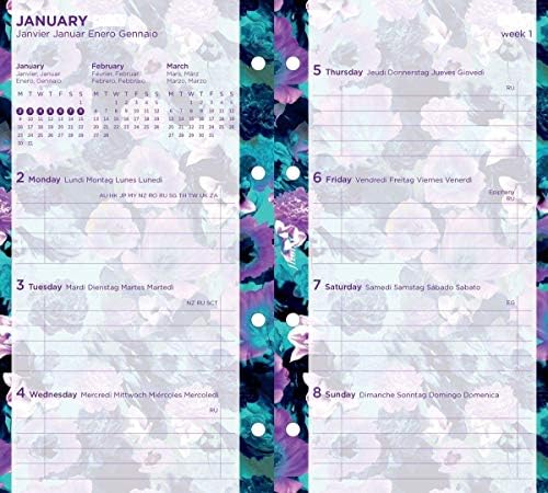 Филофакс Личен Цветен илустриран пакет за полнење дневник за 2020 година