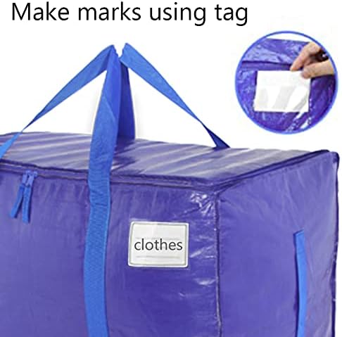 Бокар Преголеми Домашни Торби За Движење Тешки Екстра Големи Кеси За Складирање Облека Со Патенти Рачки За Носење, Алтернатива За