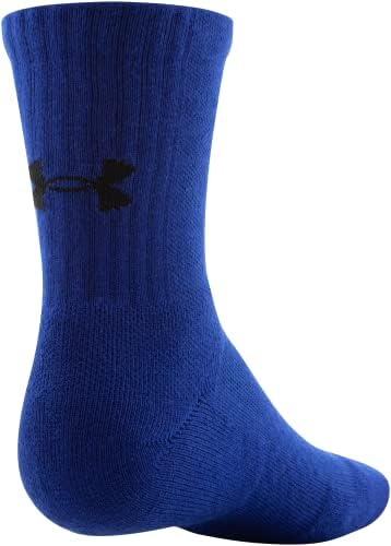 Под оклоп возрасни 3-производители чорапи со средни екипи, 3-пара, баухаус сина разновидна, X-LARGE