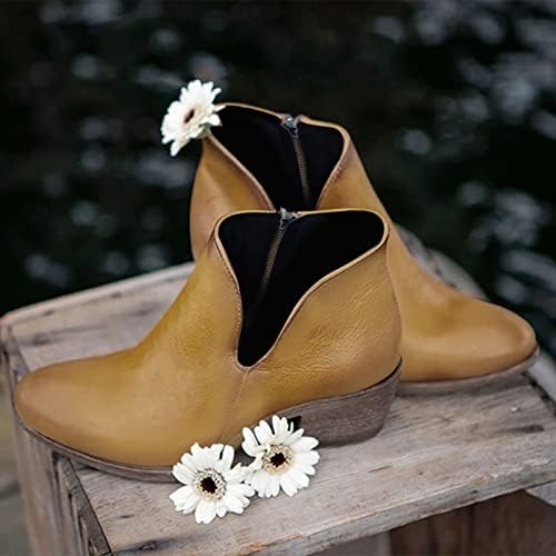 Платформа за чизми за жени Челси Тасел каубои потпетици чизми чизми за обични боемски чевли за амортизација на отворено снежни чизми