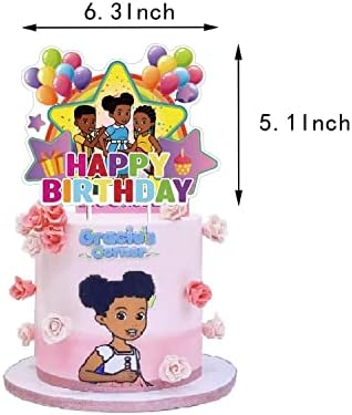 Благодатта Агол Украси Грејси Агол Роденден Услуги, Вклучувајќи Благодатта Балони, Банер, Торта Блузи за 1-Ви Деца