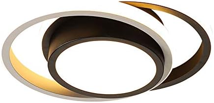 Lysldh LED прстен тавански светлосен квадратен круг тавански ламба со акрилни абажур за дневна соба кујна за спална соба