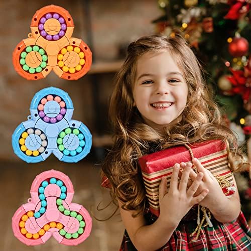 Friusate ротирачки магичен грав коцка Спинер, Fidget Spinners Pop Sensory Toys For Kids играчки Ослободување од стрес Олеснување на вознемиреност