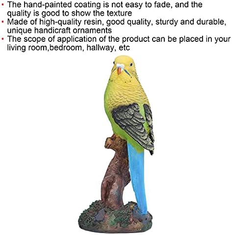 Бонсаи папагал мали украси модели на птици дома украси мали подароци смола занаети бонсаи мали птици модел за подароци смола занаети жолта