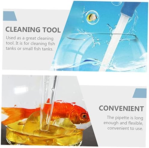Jardwe 3pcs капки за чистење чистачка алатка за чистење риби за риби за бета риба аквариум трансфер на вода риба резервоар за вода