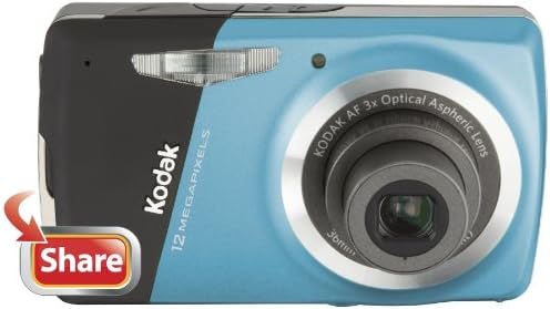Kodak Easyshare M530 12 MP дигитална камера со оптичко зумирање со широк агол и 2,7-инчен LCD