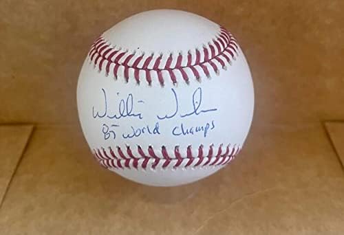 Вили Вилсон 82 А.Л. Шампион за капење потпиша автоматски M.L.Baseball Bas