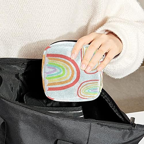 Торба за складирање на санитарна салфетка, торбичка за менструална чаша, преносни санитарни салфетки влошки за чување торбички за женски