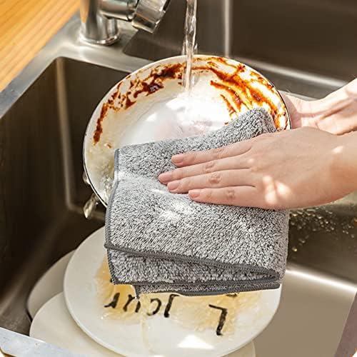 Крпи садови за миење садови за брзо чистење на микрофибер сушење и крпи Абсорбента Супер сад микрофибер крпа кујнски крпи памучно