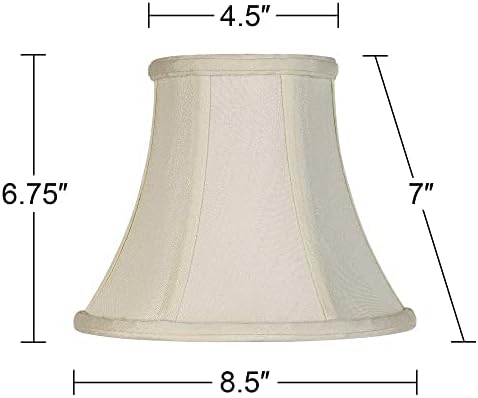 Крема за сенка на ламба со тврда bellвона мала 4,5 горе x 8,5 дното x 7 Висока клип -клип -клип -кантри - Империјална сенка