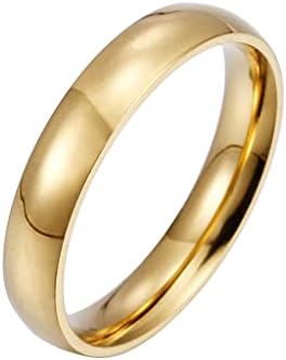 Свадба прстен за жени мода едноставен ангажман од не'рѓосувачки челик прстен женски едноставен двојка прстен накит подароци бохо прстени