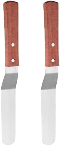 Харфингтон 2 парчиња за сликање ножеви 6 x1.06 не'рѓосувачки челик тркалезна глава за кривината мешавина на палета за мешање со рачка