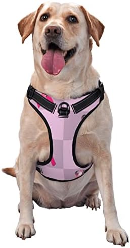 Куче Темперамент Рак На Дојка Розова Лента Миленичиња Прилагодлив Надворешен Елек Прицврстува Х-Голем
