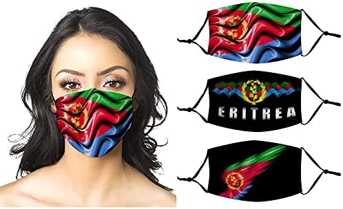 Кубанско Знаме 3 парчиња маска за лице што може да се пере и еднократно, декорација на лицето што дише