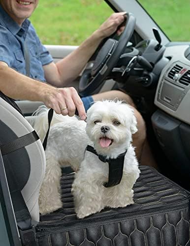 Cgzz Куче Седиште За Автомобил За Предното Седиште Со Отстранлива Странична Заштита И Торба За Складирање, Капак За Кучешко