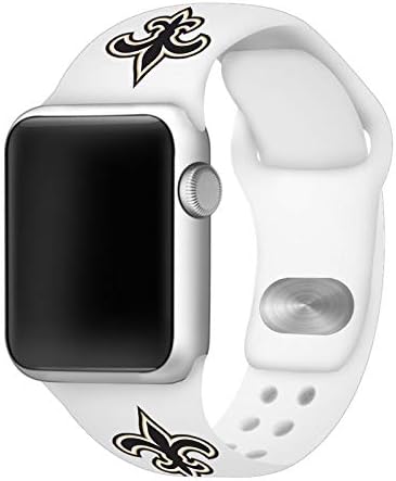 Игра Време Њу Орлеанс Силиконски Спортски Часовник Бенд Компатибилен Со Apple Watch