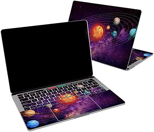 Lex Altern Vinyl Skin компатибилен со MacBook Air 13 Inch Mac Pro 16 Retina 15 12 2020 2019 2018 Сончев систем Просторија Галакси