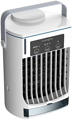 4 во 1 преносен вентилатор за климатизација USB наполнет мини климатик 500 мл резервоар за вода мобилен за собни автомобили дома GS1