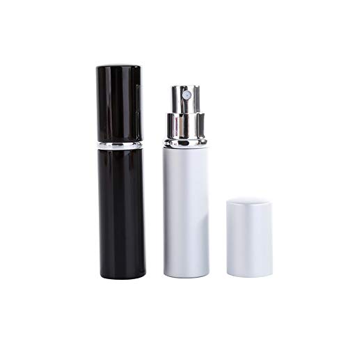 Chiloskit 6pcs 5ml повторно употребени парфеми за патувања Атомизатор празен метал за полнење со миризба за миризба за миризба
