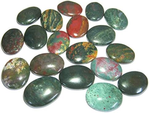 CrystalMiracle Exclusive Ten Bloodstone Загрижени камења Кристал заздравување Метафизички скапоцен камен Reiki Психичка енергија Фенг Шуи Тумб