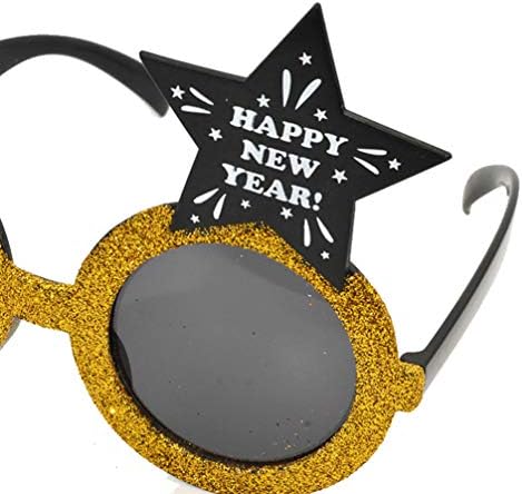 Valiclud Фото -украси Фото украс Среќна нова година очила Нова Година Ева очила Смешни фото реквизити за роденден Божиќна новогодишна