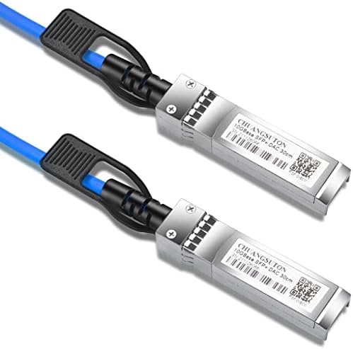 Chuangsuton Blue 10g SFP+ Пасивен директен прицврстувачки бакарен кабел за мрежни мрежи EX-SFP-10GE-DAC-0,5M Ethernet 10GBE 10GB/S
